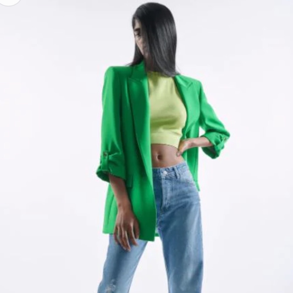Zara Green Blazer